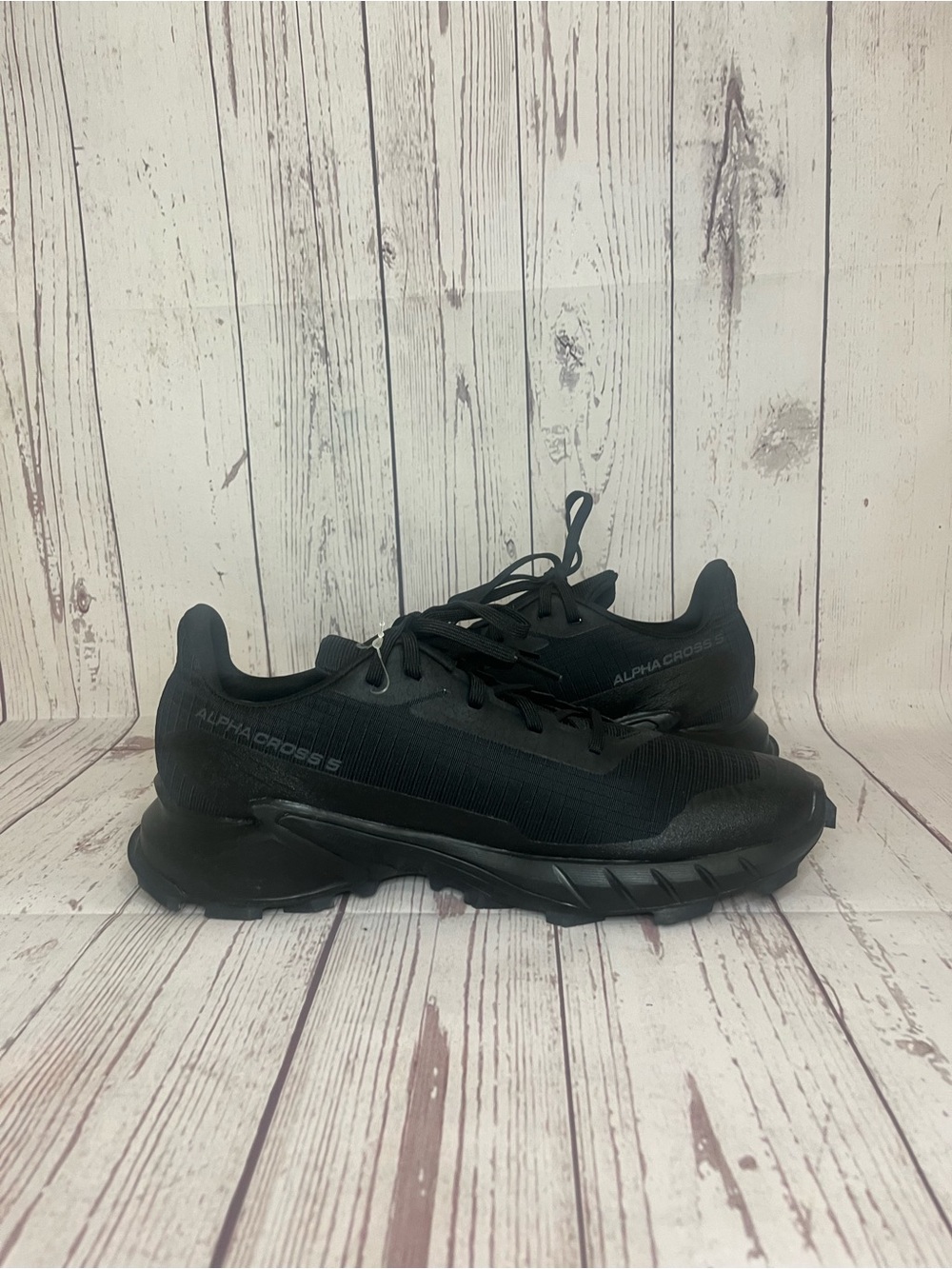 Salomon Men's Black Athletic Trail Shoes - Picture 3 of 8